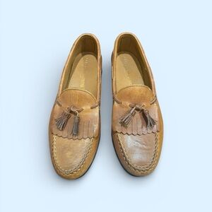 Allen Edmonds Tan Tassel Loafers